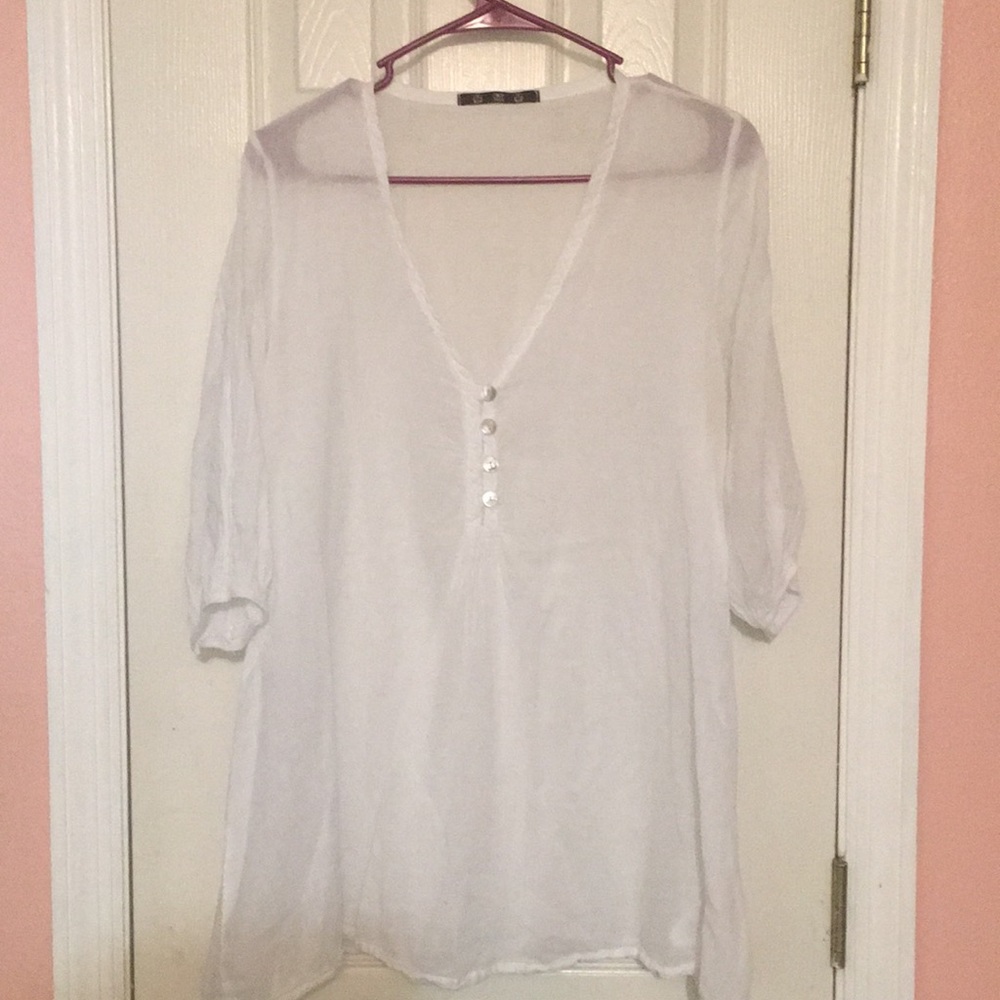 100% Cotton sheer shirt